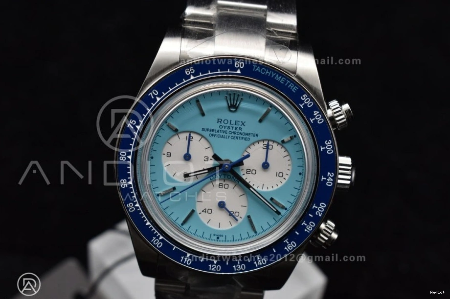 A4130 SS Paul Dial White Customized ADGF Bracelet Daytona On SS Edition Newman Tiffany Best 1202